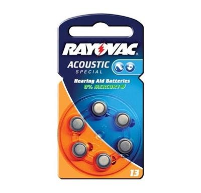 Batteria Zinc Air PR13 265mA per apparecchi acustici Rayovac