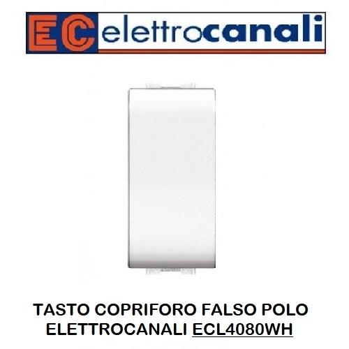 Copriforo Liscio Bianco Elettrocanali