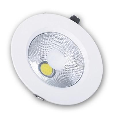 Faretto Incasso Rotondo 10W LED Completo di Trasformatore Luce Fredda