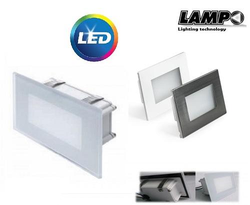 Segnapasso LED 5w per Scatola 506 200 Lumen 4000K LAMPO