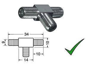 Adattatore a T Presa F 2 Prese F