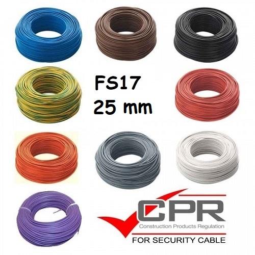 Filo Unipolare 1x25 Giallo Verde FS17