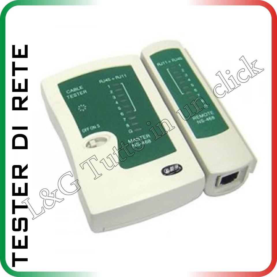 Tester per Cavo di Rete RJ11/12 & RJ45 Andowl