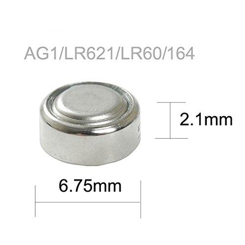 Batteria a Bottone 1,5V LR60 LR621 364 AG1