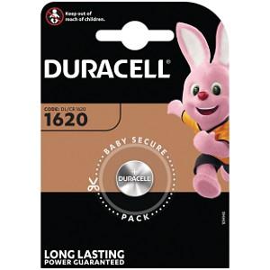 Batteria a Bottone 3V CR1620 *(1pz) Duracell DL1620