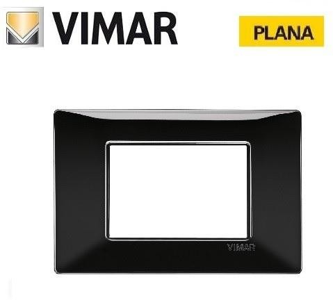 Placca 3m Tecnopolimero Nero Vimar