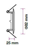 Faretto Incasso Cromo Diam. 75 V-TAC VT-779