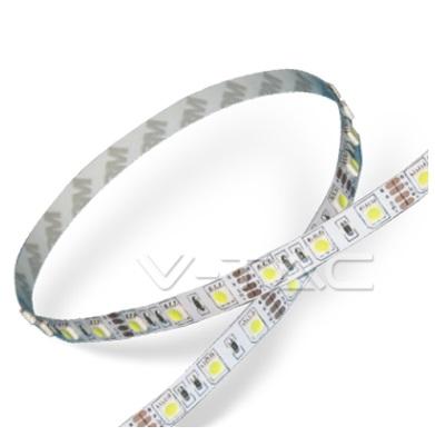 Strip LED 5050 IP20 60 Led/mt 9,6w/mt Luce Calda V-TAC