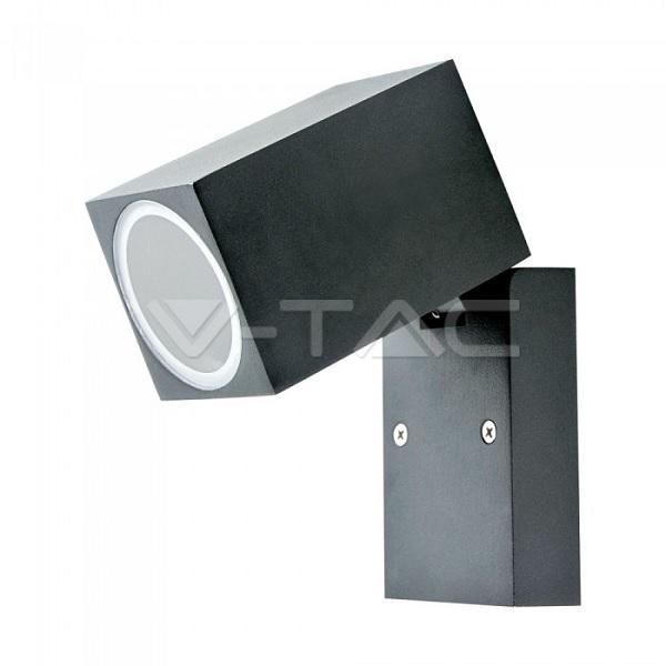 Applique LED GU10 Nero IP44 V-TAC