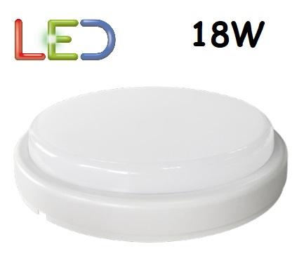 Plafoniera LED Rotonda 18w IP65 Luce Natura 1350 Lumen Iperlux