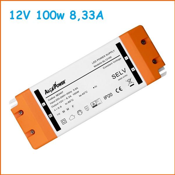 Led Driver Slim 12v 100w 8,33A Alcapower