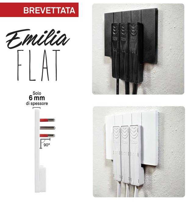 Spina Volante 16A SLIM Bianca Rosi EMILIA FLAT