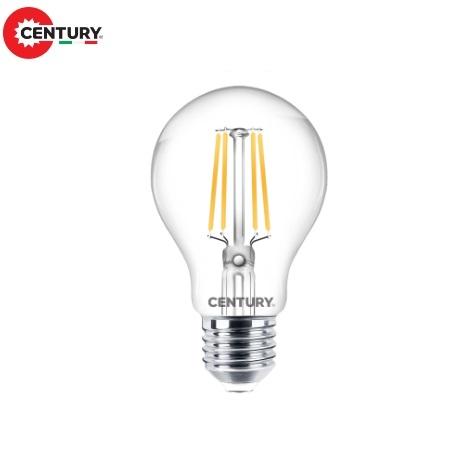 Lampada Goccia LED a Filamento E27 7w Luce Calda 806 Lumen Century