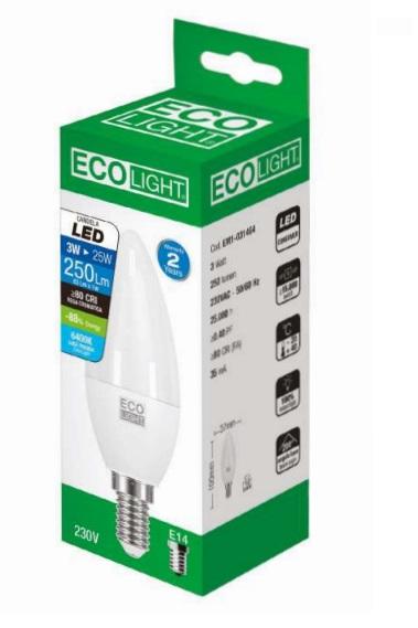 Lampada Oliva LED E14 8w Luce Calda 806 Lumen Century