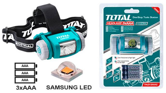 Lampada LED da Testa 50-200 Lumen TOTAL THL013AAA2