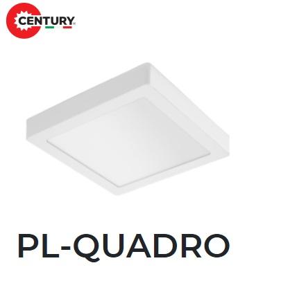 Pannello LED Quadrato da Superficie 30x30 24w 1900 Lumen Luce Natura Century