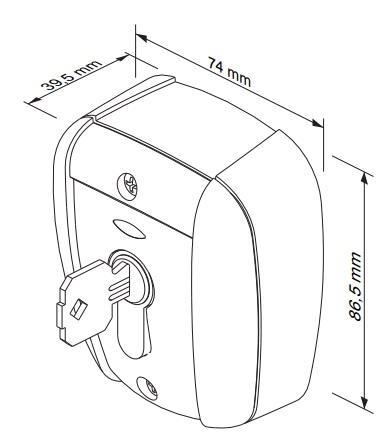 Selettore a chiave da Esterno in Alluminio TAU 300TKEY