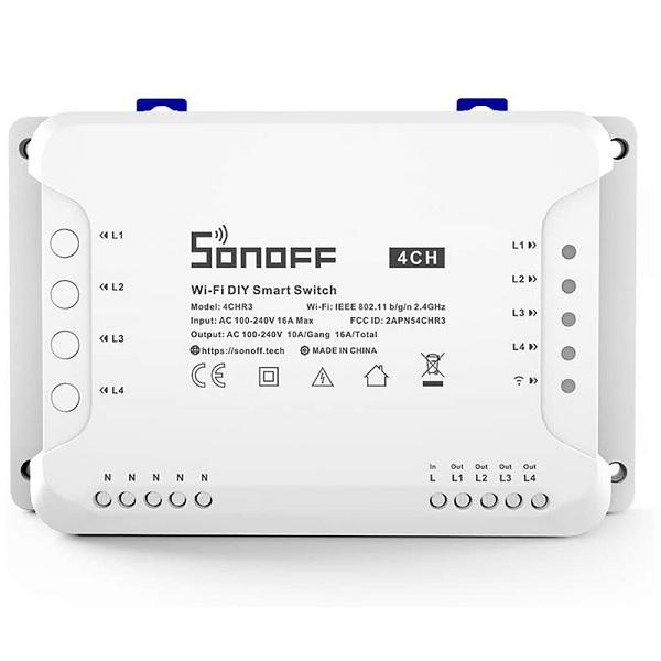 Interruttore WiFi 4 Canali 230V SONOFF