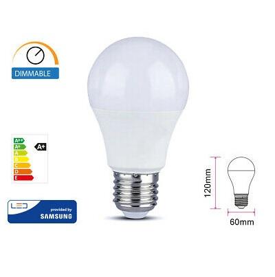 Lampada Led Goccia E27 12w Luce Natura Dimmerabile V-TAC