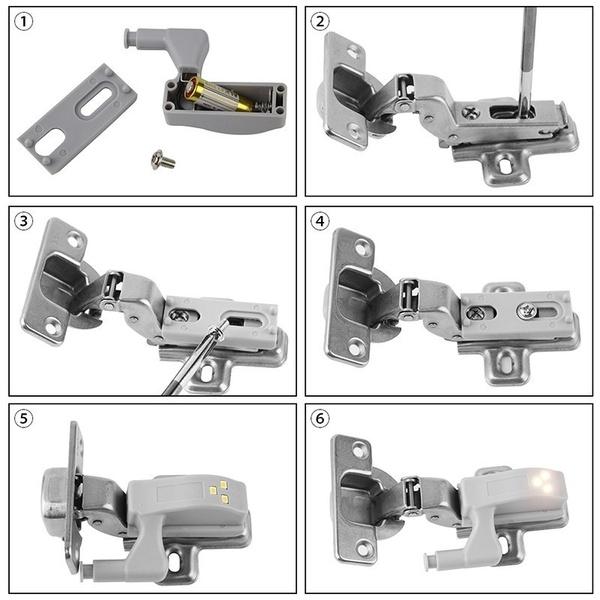 Lampade led per cerniera armadio Elmark 9HINGE2