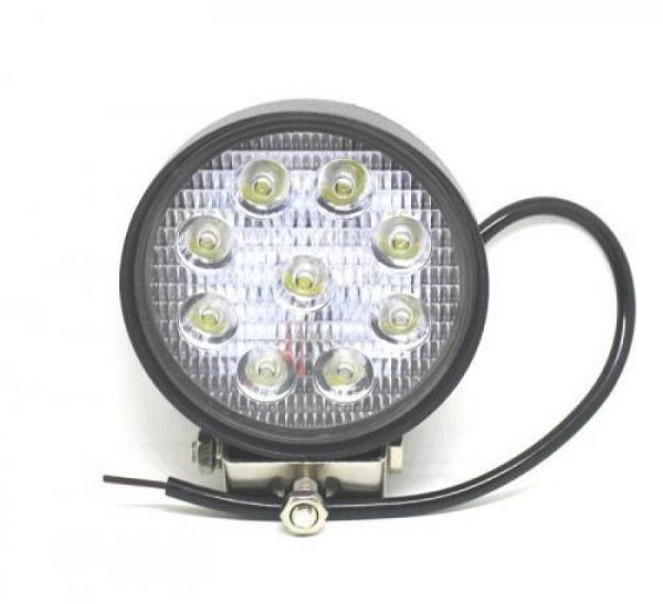 Faretto LED Rotondo 27w 12v Luce Fredda