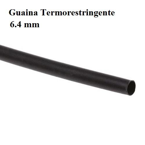 Guaina Termorestringente 6,4 mm Nera