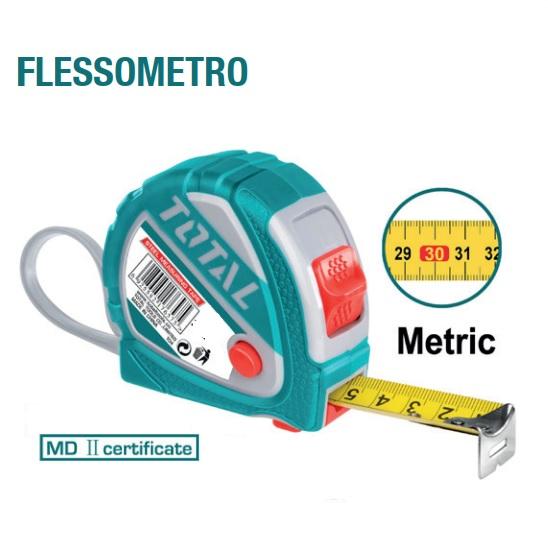 Flessometro 8mt con Magneti Total