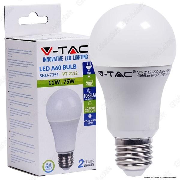 Lampada Led Goccia 11w E27 Luce Calda 1055 Lumen V-TAC