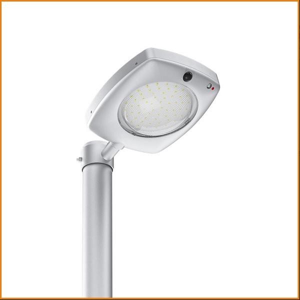 Lampione Solare LED 3000lm con crepuscolare+pir+telecomando Alcapower