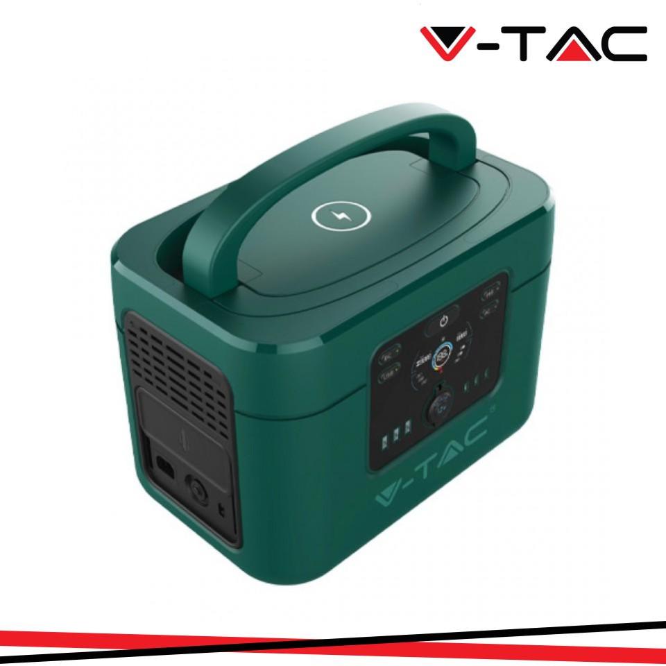 Portable power station k5 uscita 2000w ricaricabile con pannello o 220v V-TAC 2000w