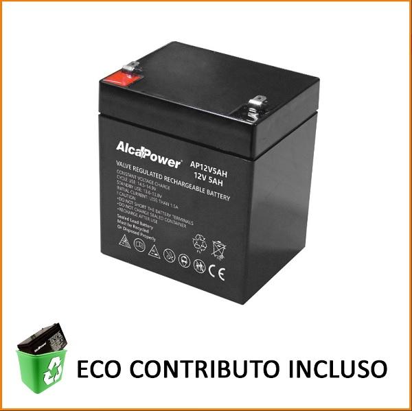 Batteria Piombo 12V 5Ah Alcapower