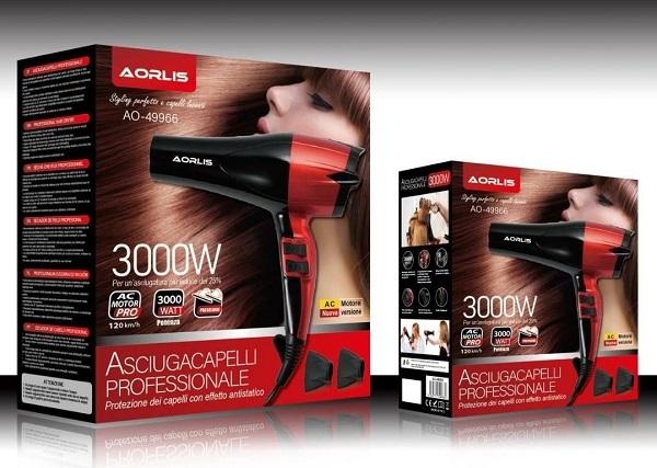 Asciugacapelli professionale 3000W HOOMEI