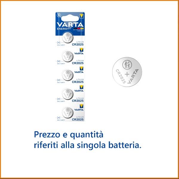 Batteria a Bottone 3V 2025 *(1pz) varta