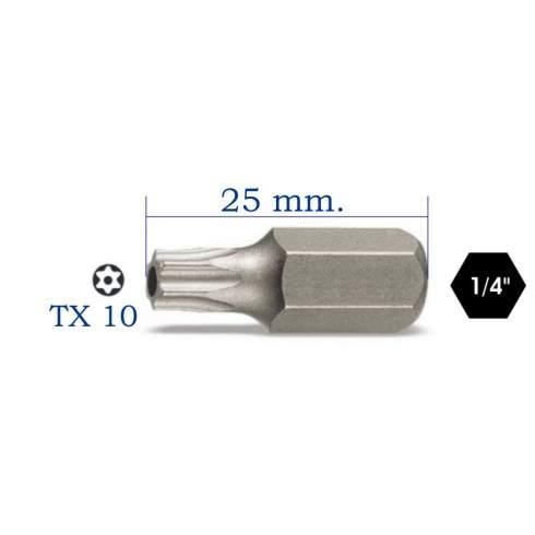 Inserto TORX TX10 L.25 G&B Fissaggi