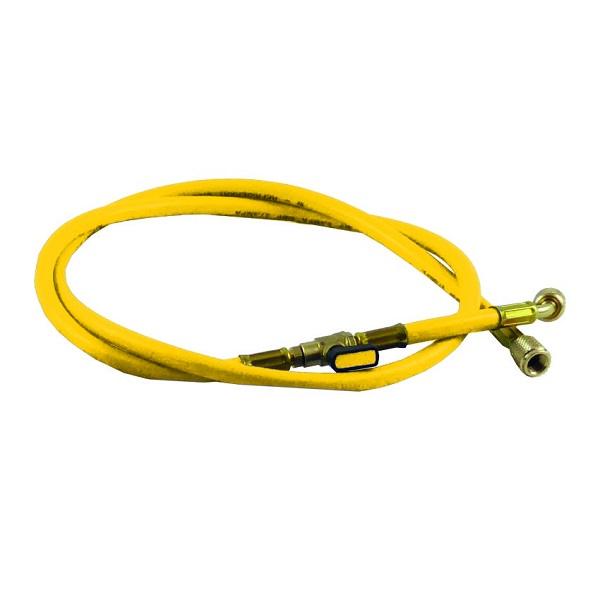 Tubo Giallo 1/4 Sae 1,5mt per R22 R134 R404A R407C Ferrari