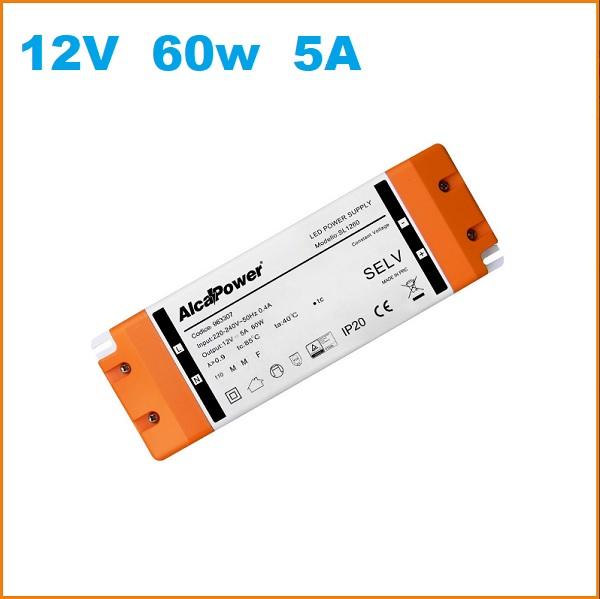 Led Driver Slim 12v 60w 5A Alcapower