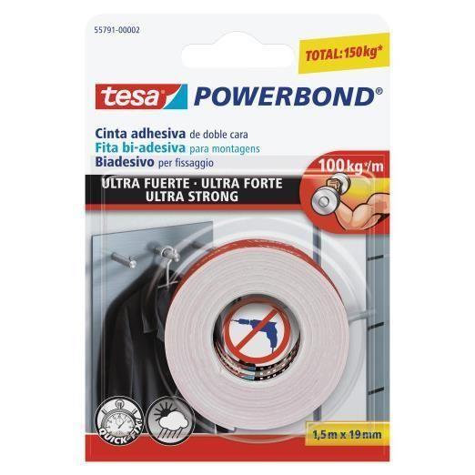 Nastro Biadesivo Powerbond Mounting 19x1,5mt Tesa