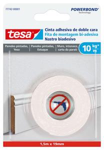 Nastro Biadesivo Powerbond Intonaco 19x1,5mt Tesa