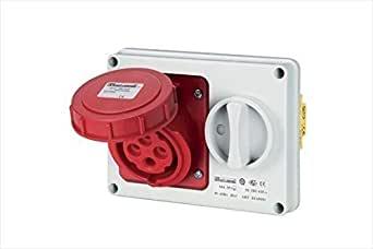 Presa Incasso Interbloccata 3P+N+T IP65 16A 380V Elettrocanali