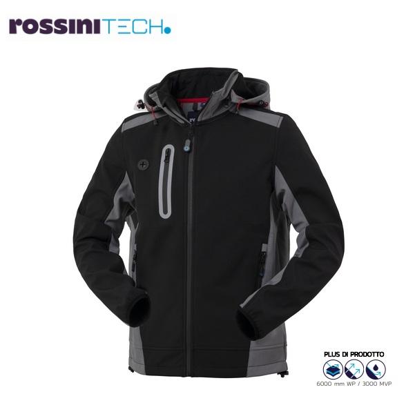 Giubotto Softshell Smarty Nero Rossini HH638.05