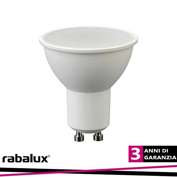 Lampada Led 7W GU10 110° Luce Calda 540 Lumen Rabalux