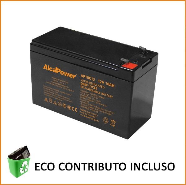 Batteria Piombo 12V 10Ah Alcapower