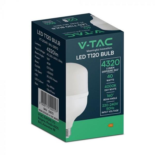 Lampada LED HP E27 40w Luce Fredda 4700 Lumen