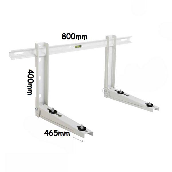 Coppia Mensole per Climatizzatore 465x400x800 con Traversa 2Emmeclima