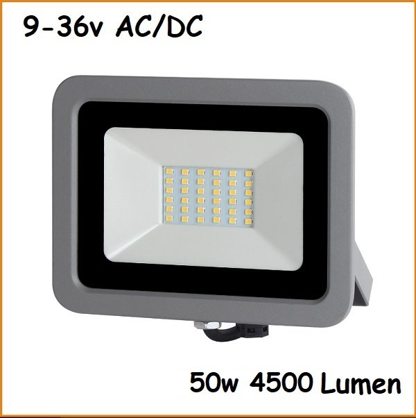 Proiettore Led 50W Luce Natura 9-30V AC/DC 2550 Lumen alcapower