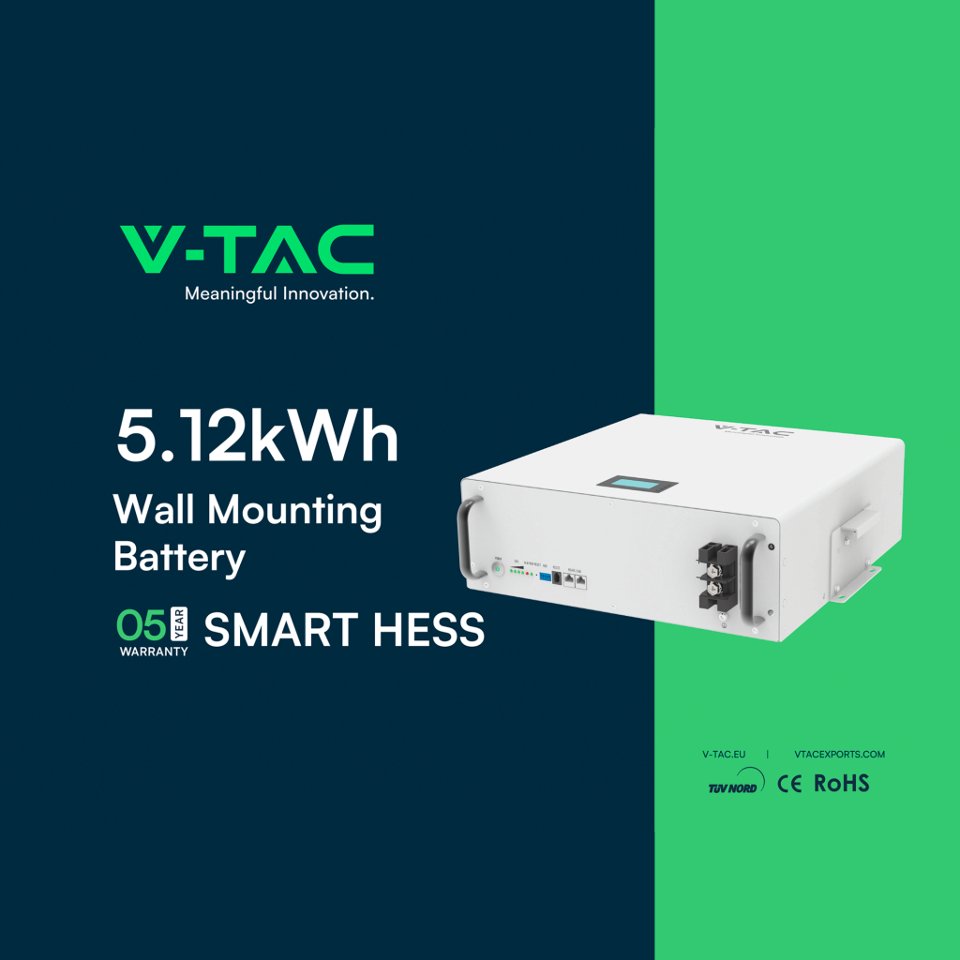 Kit Fotovoltaico 5 kW monofase con accumulo 5,12 kWh vtac 5 kW Deye