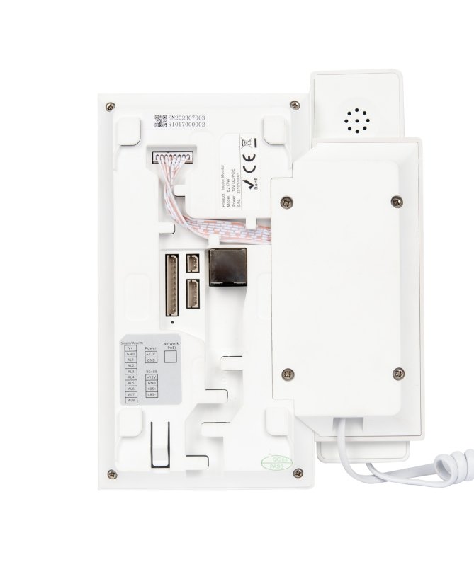 Cornetta da interno IP Linux colore bianco Intercom Vultech Security VS-PI211H-LXB
