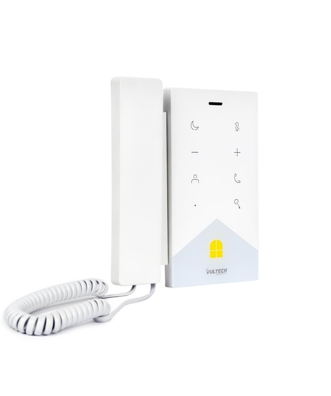 Cornetta da interno IP Linux colore bianco Intercom Vultech Security VS-PI211H-LXB