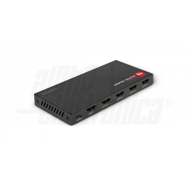 Splitter HDMi 4K 1 Ingresso 4 Uscite Alpha Elettronica