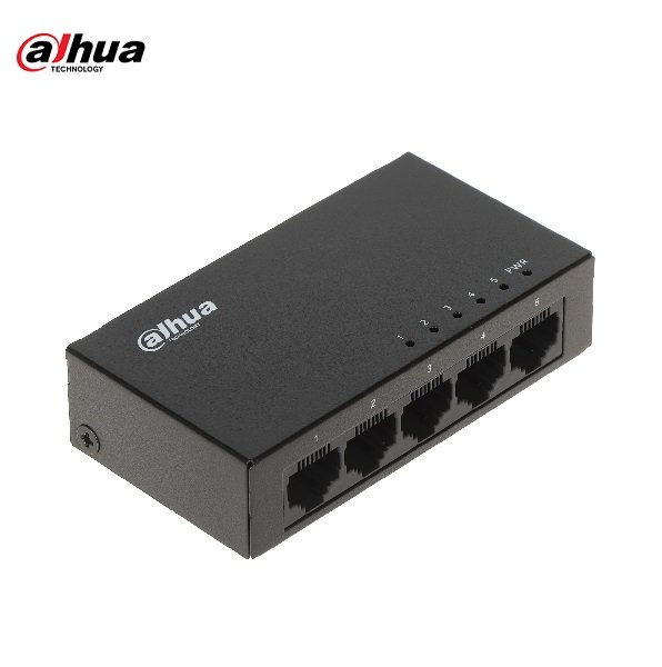 Switch 5 Porte Gigabit 10/100/1000 Metallo DAHUA